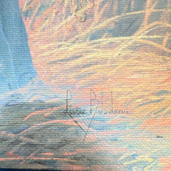 Lucie Bilodeau Mother Giraffe Canvas Prints Safari Art Vibrant Wildlife - Picture 9 of 14